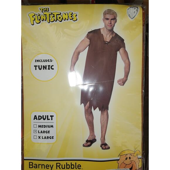 Barney Rubble Costume - Picture 1 of 1